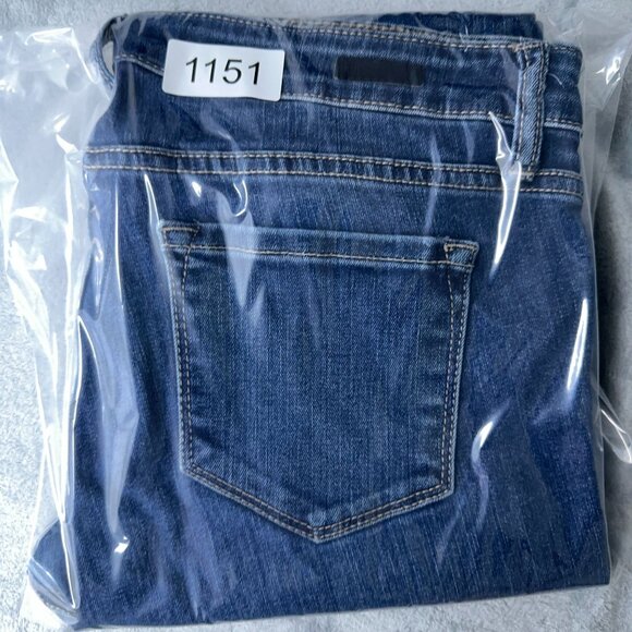 Kut from the Kloth Jeans Womens Size 8 Toothpick Skinny Distressed Denim Blue - Picture 10 of 10